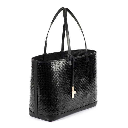 BEATRICE BIG LEATHER TOTE BAG