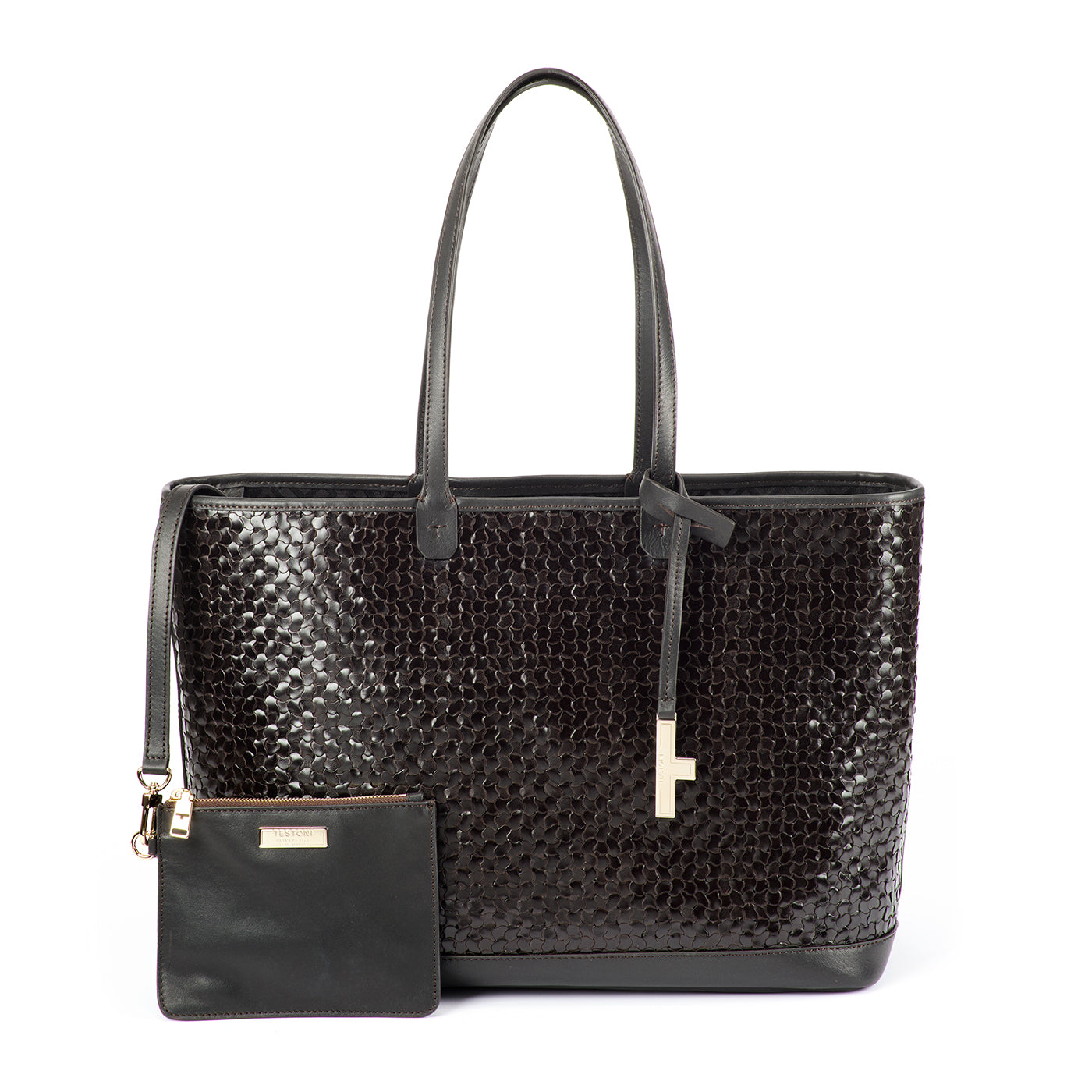 BEATRICE BIG LEATHER TOTE BAG