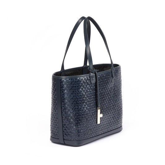 BEATRICE MIDI LEATHER TOTE BAG