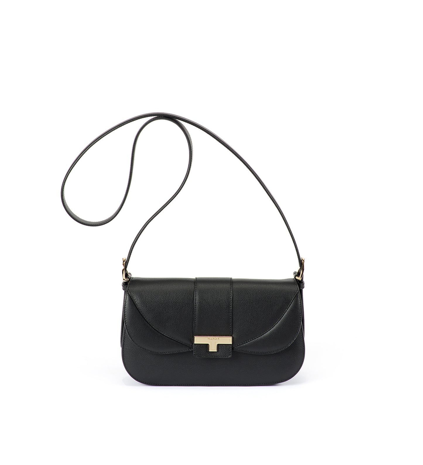 ALMA LEATHER SHOULDER BAG