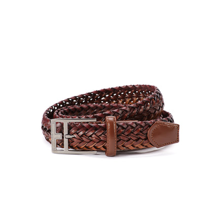 SIZED BELT--BS/402-35 MULTICOLOR WOVEN CALF