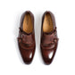 SANT'EULALIA LEATHER MONK STRAP