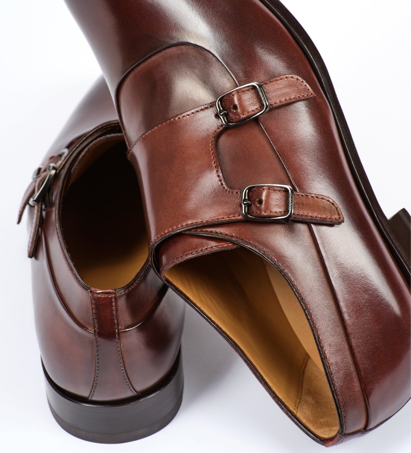 SANT'EULALIA LEATHER MONK STRAP