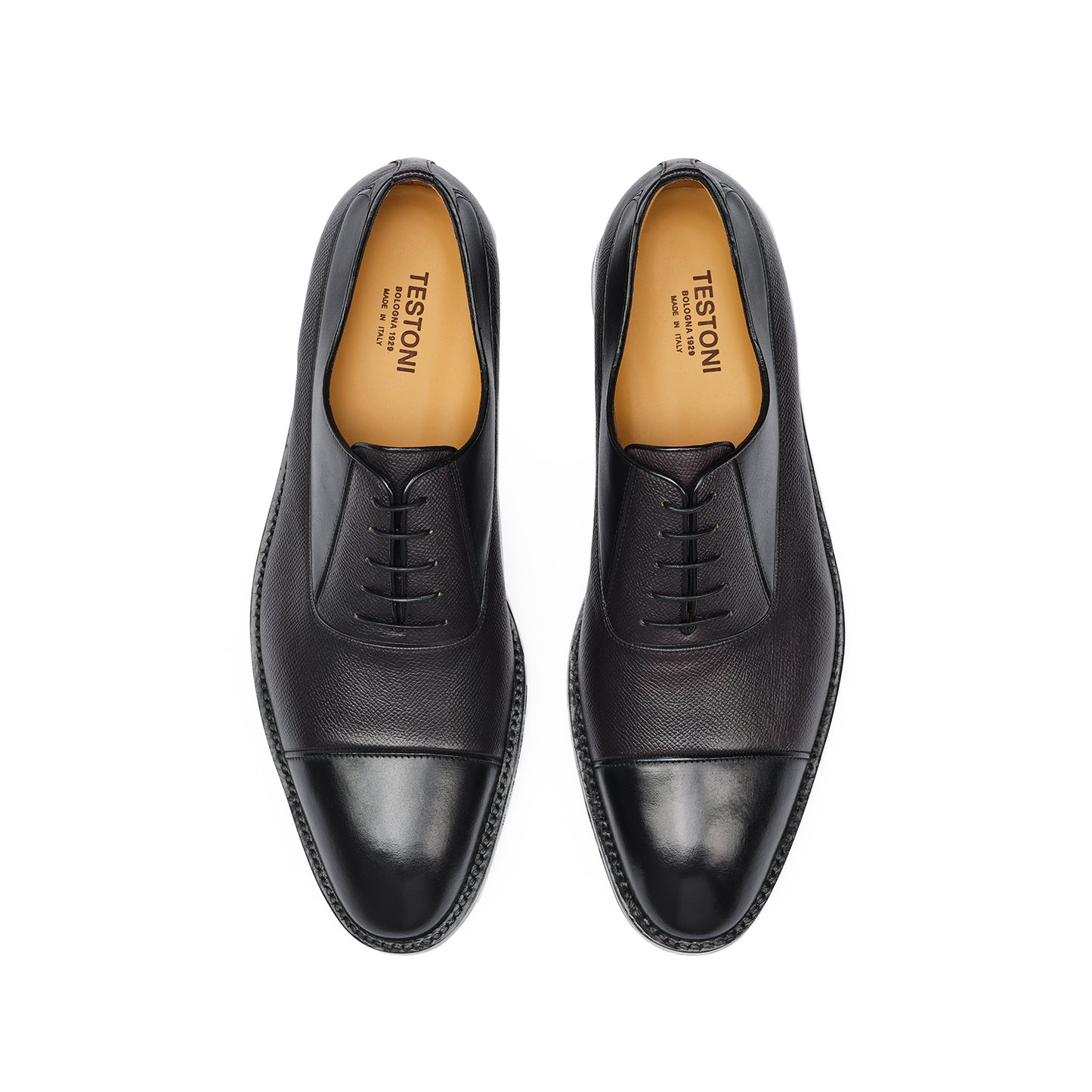 VALDOBBIADENE P.RAPID OXFORD TOP CALF+ ANTIQUE CAVIAR CALF