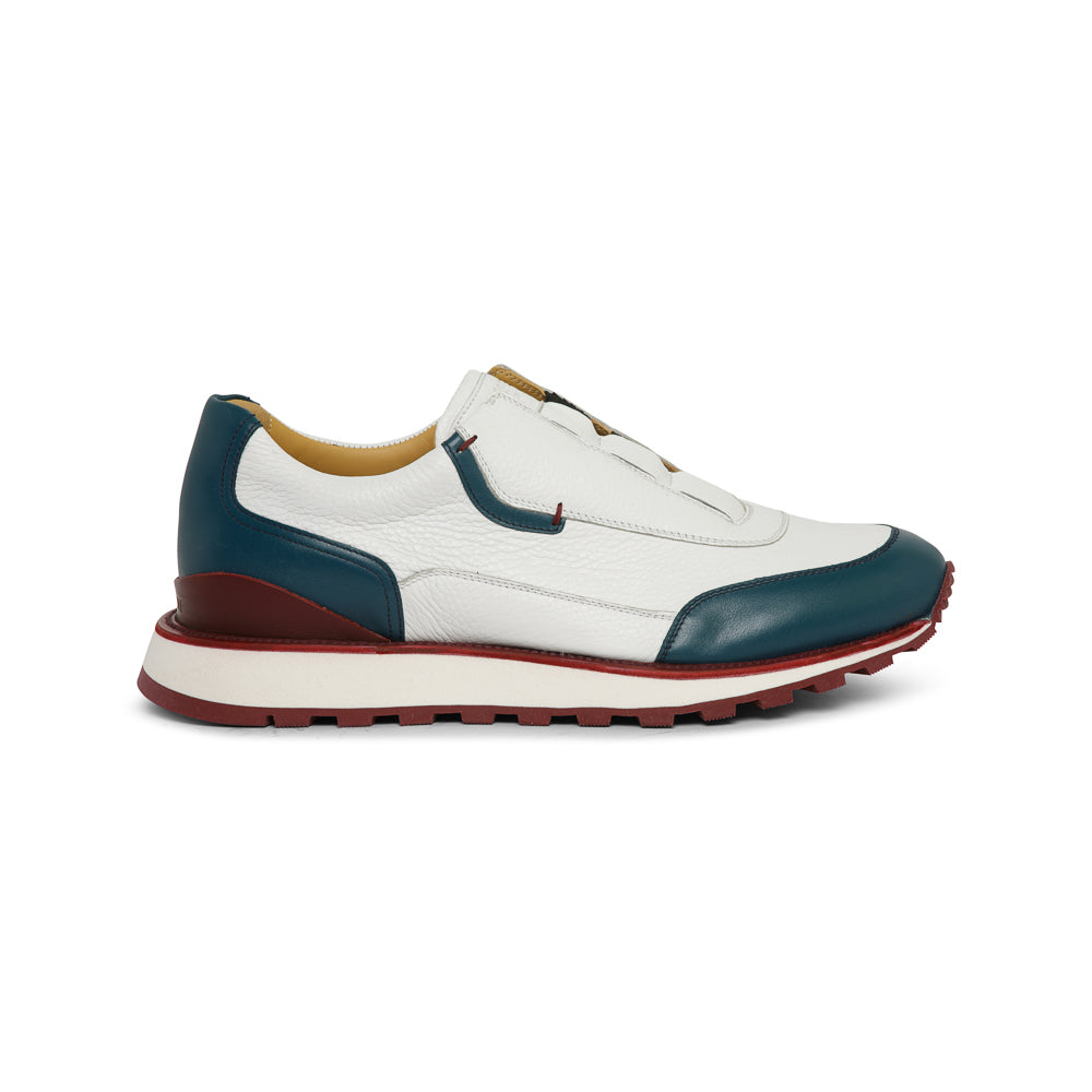 MOENA SNEAKER IN PELLE E CERVO