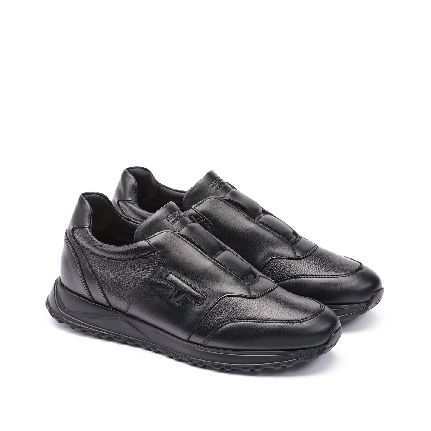 CUNEO SNEAKER SPORT NAPA CALF + GRAINED CALF