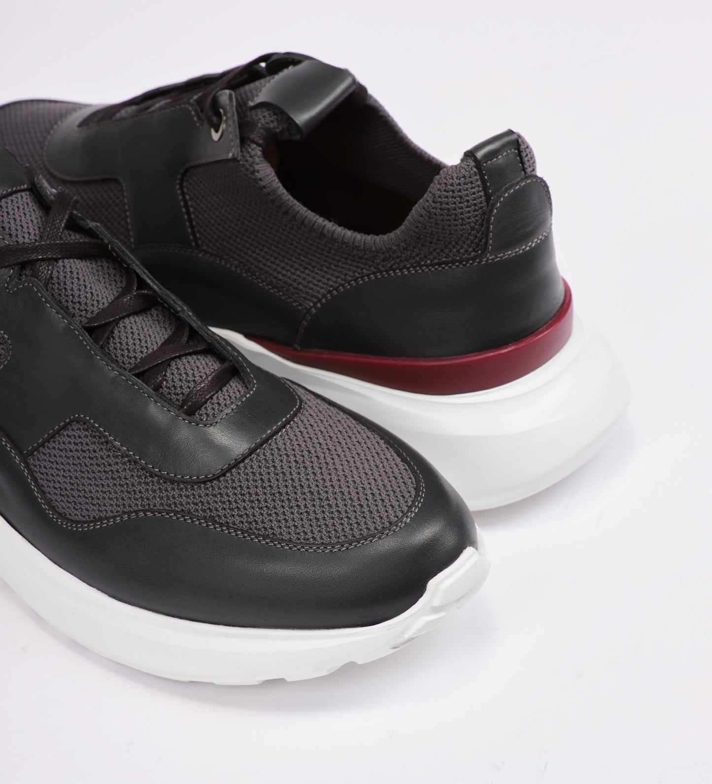 TREVISO SNEAKER IN FABRIC AND LEATHER