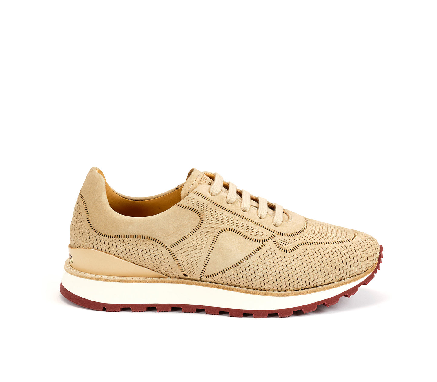 MOENA SNEAKER NUBUK CALF LASERATO SPINA