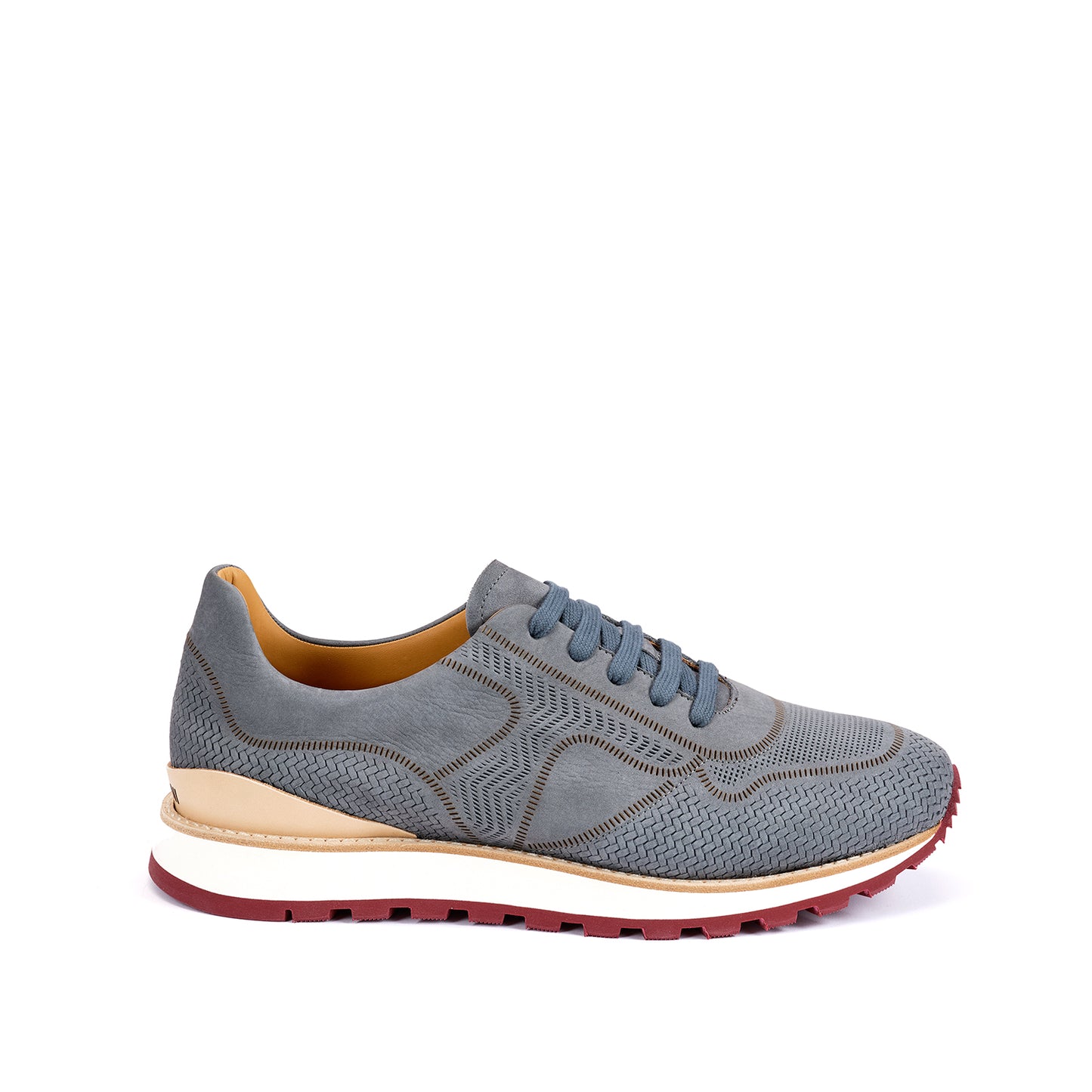 MOENA SNEAKER NABUK CALF LASERATO SPINA