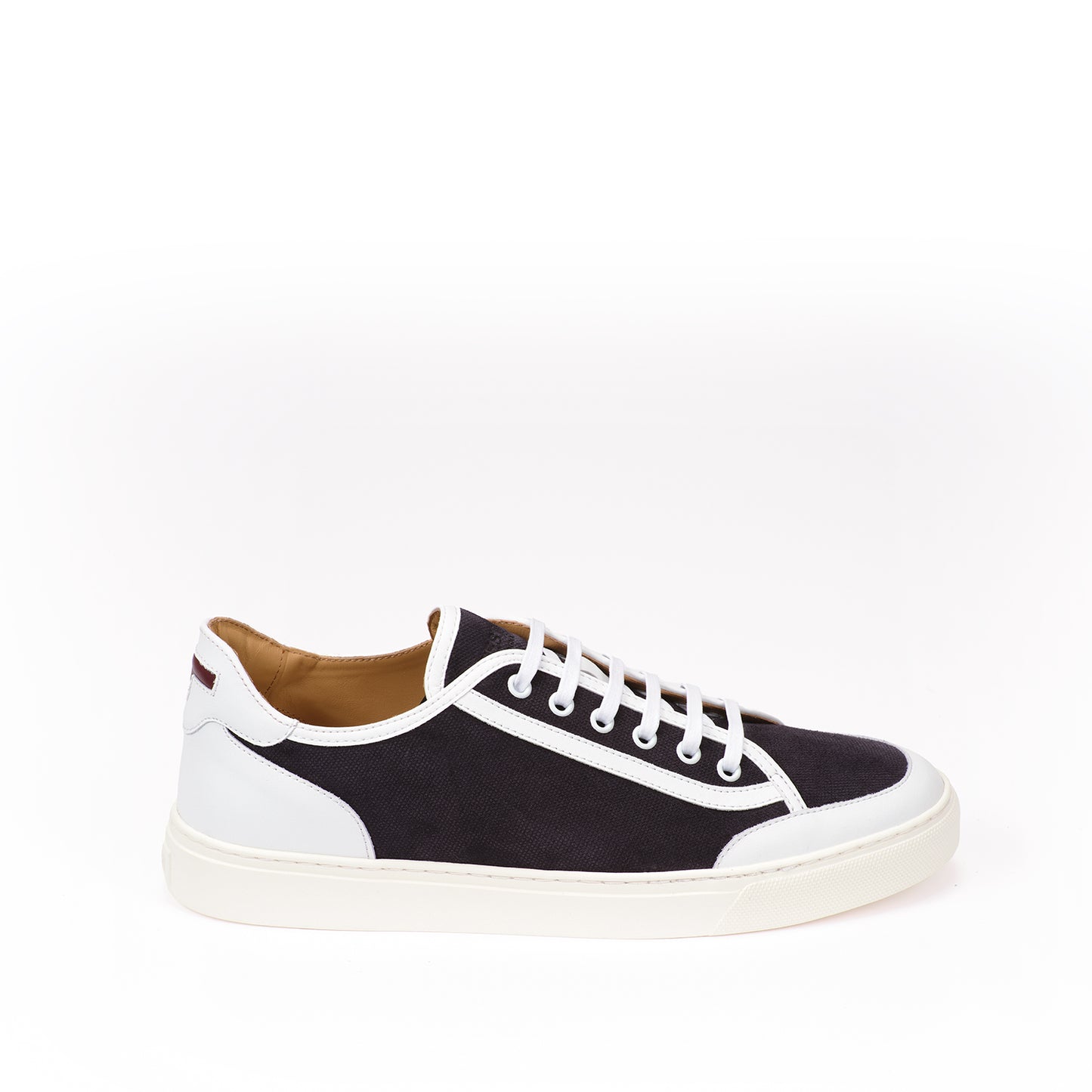 NAPOLI SNEAKER PRINTED CANVAS SUEDE+CALF