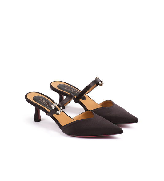 MACAO SLING BACK IN SATIN