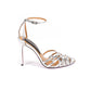 MACAO SANDAL SAFFIANO LAME CALF