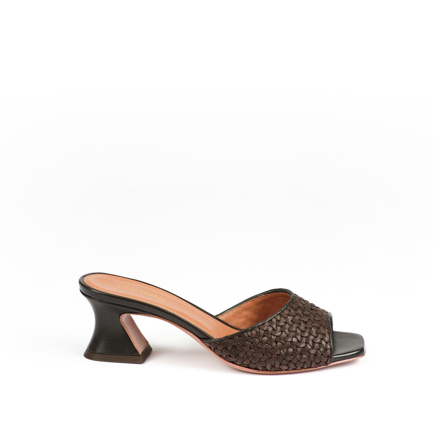 LISA SABOT MINI WOVEN CALF