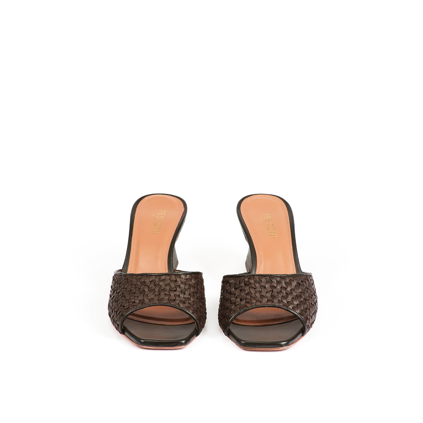 LISA SABOT MINI WOVEN CALF