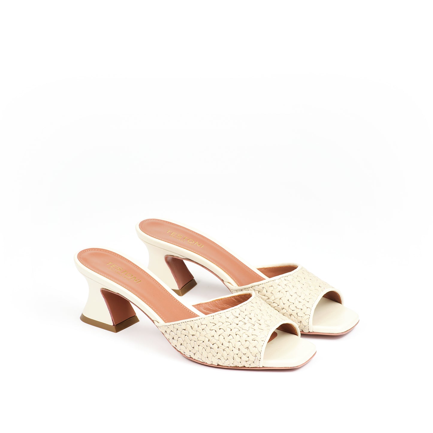 LISA SABOT MINI WOVEN CALF