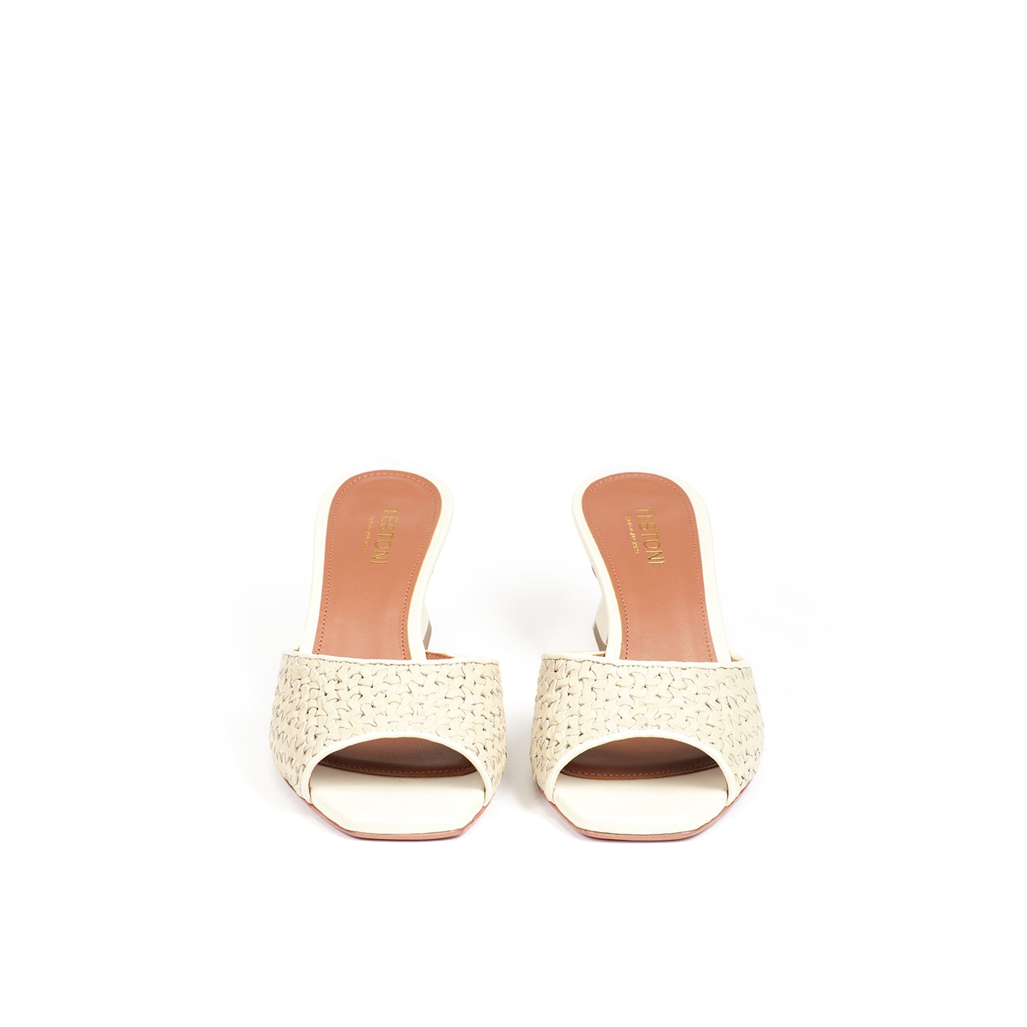 LISA SABOT MINI WOVEN CALF