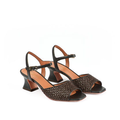 LISA SANDAL MINI WOVEN CALF