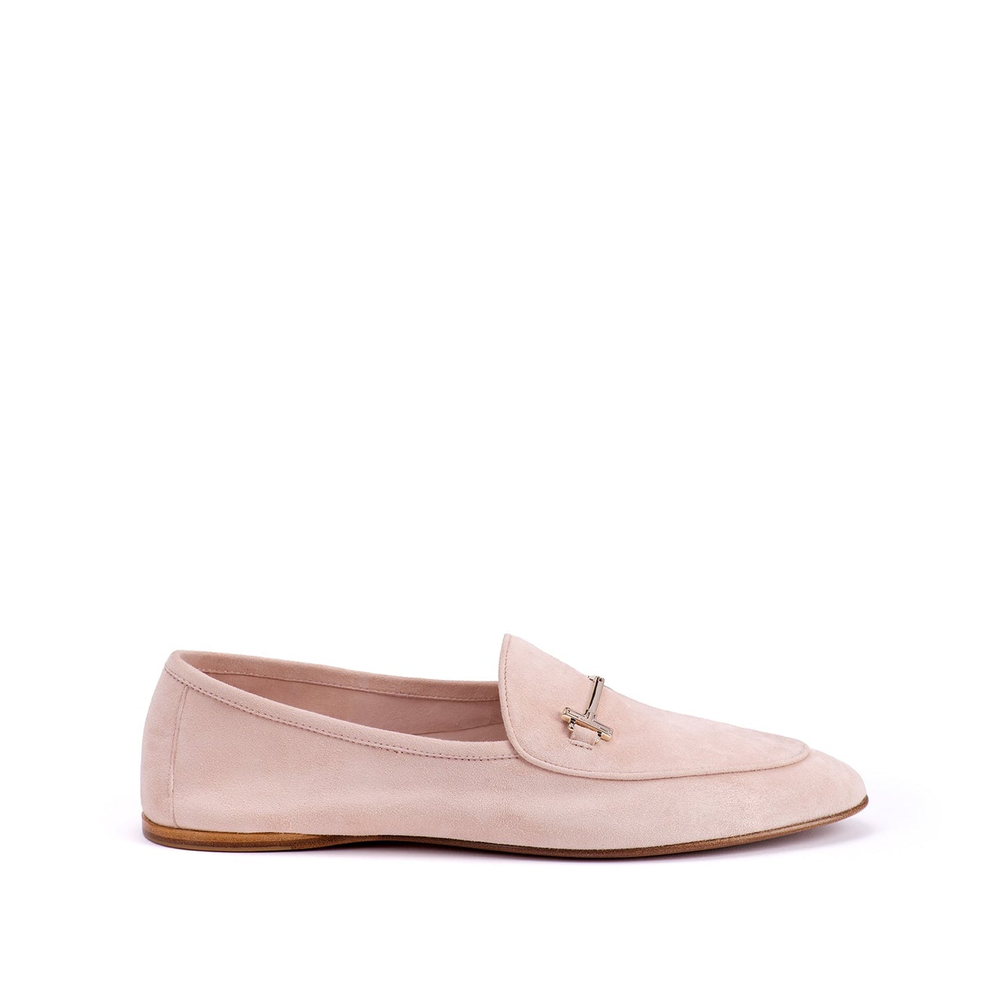 MOCASSINO MONICA UNLINED SUEDE KID - PRIMULA + ORO CHIARO