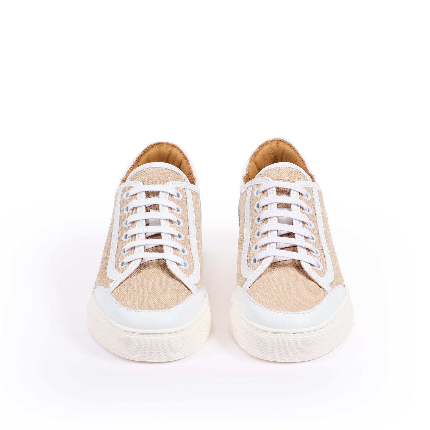 JENNY SNEAKER PRINTED CANVAS SUEDE+CALF