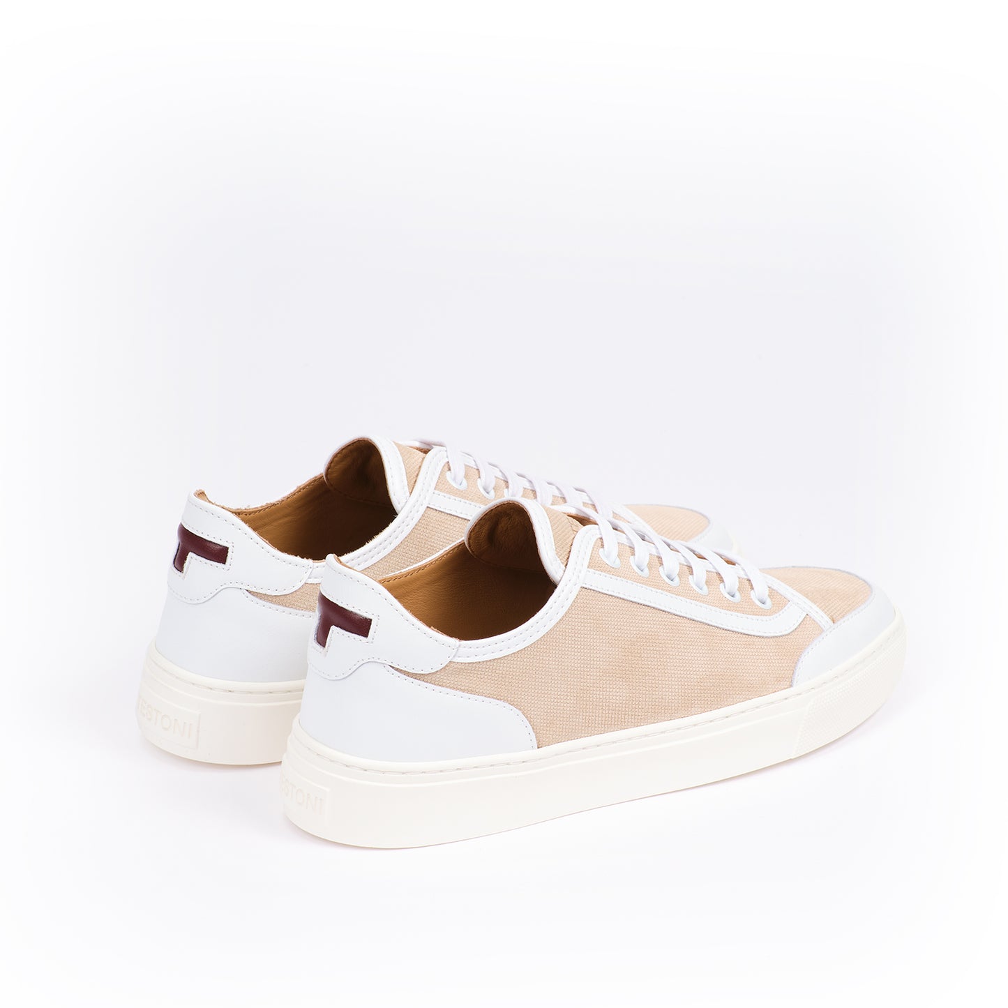 JENNY SNEAKER PRINTED CANVAS SUEDE+CALF
