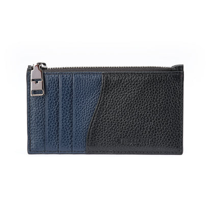 ZIP CREDIT CARD CASE GRAINCALF